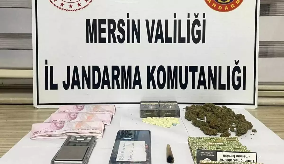 Mersin'de 5 Şüpheli Uyuşturucu ile Yakalandı